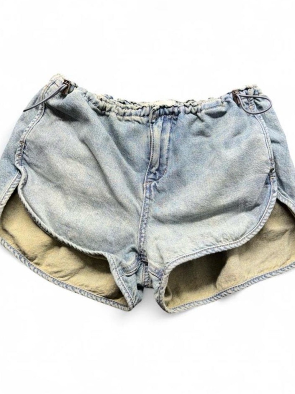 BDG Light Blue Washed Denim Shorts